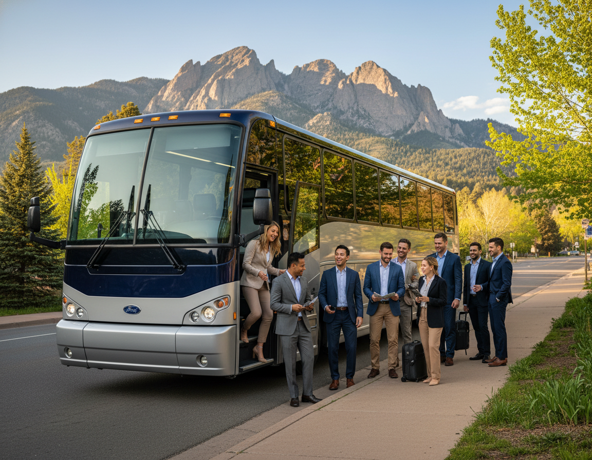 Wheat Ridge party bus and bus charter