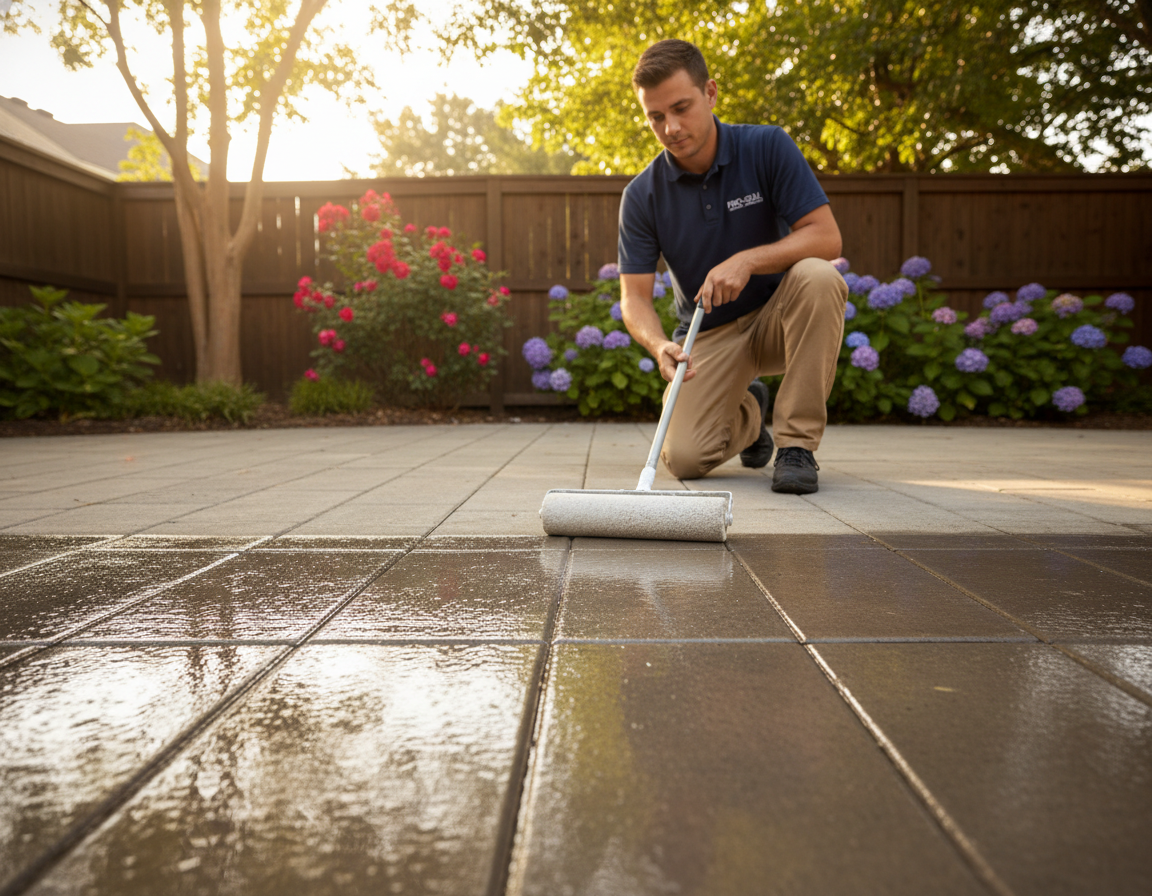 Concrete Paver Sealing In Lewis Center